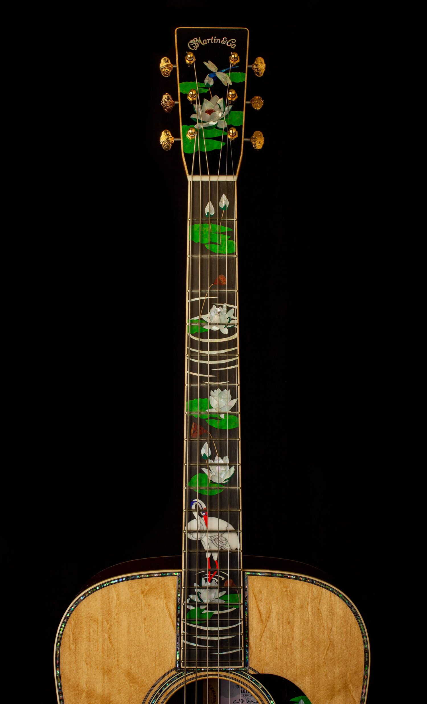 Martin D-45 Harvey Leach Lotus Flower – Bild 12