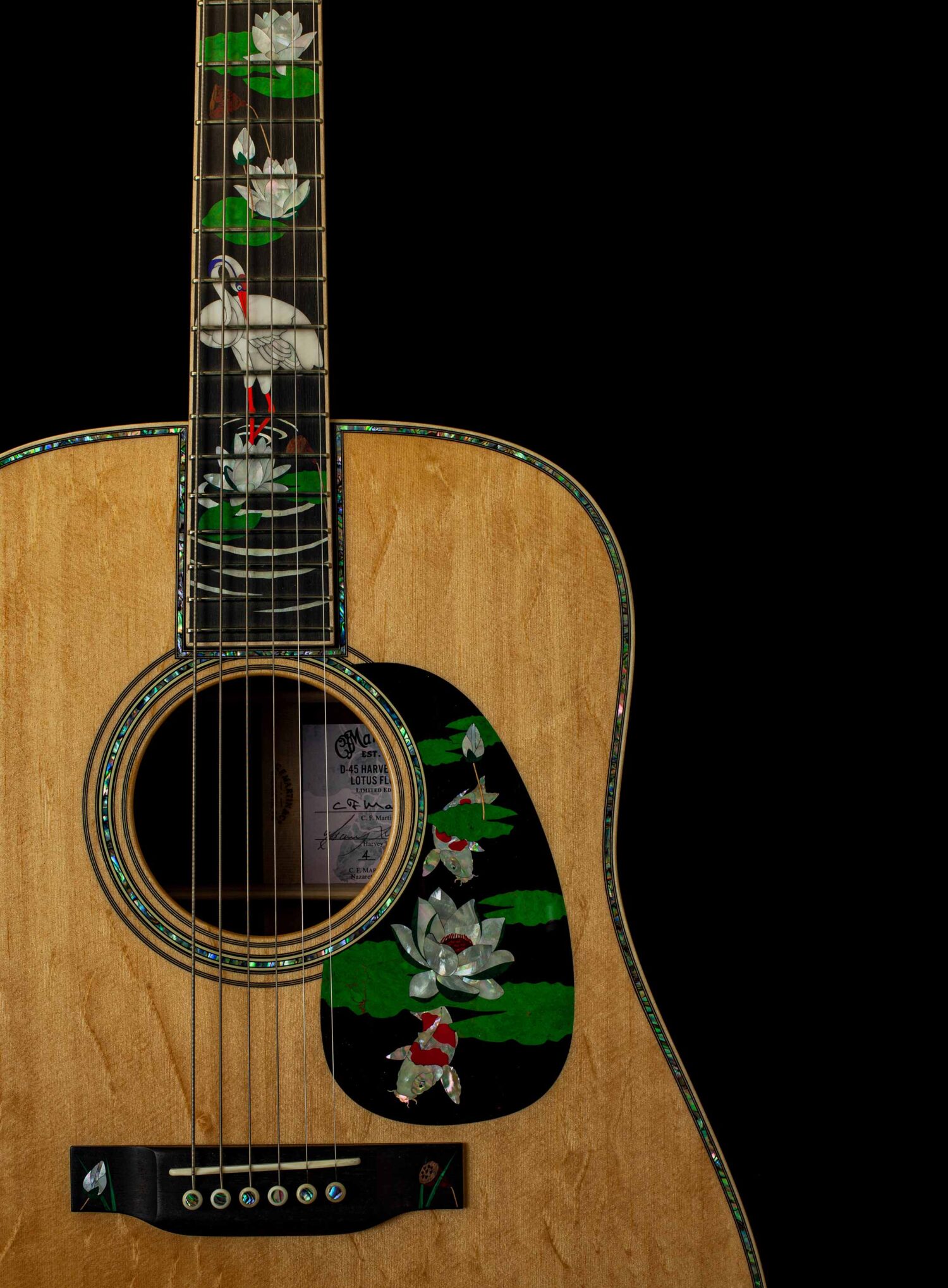 Martin D-45 Harvey Leach Lotus Flower – Bild 11