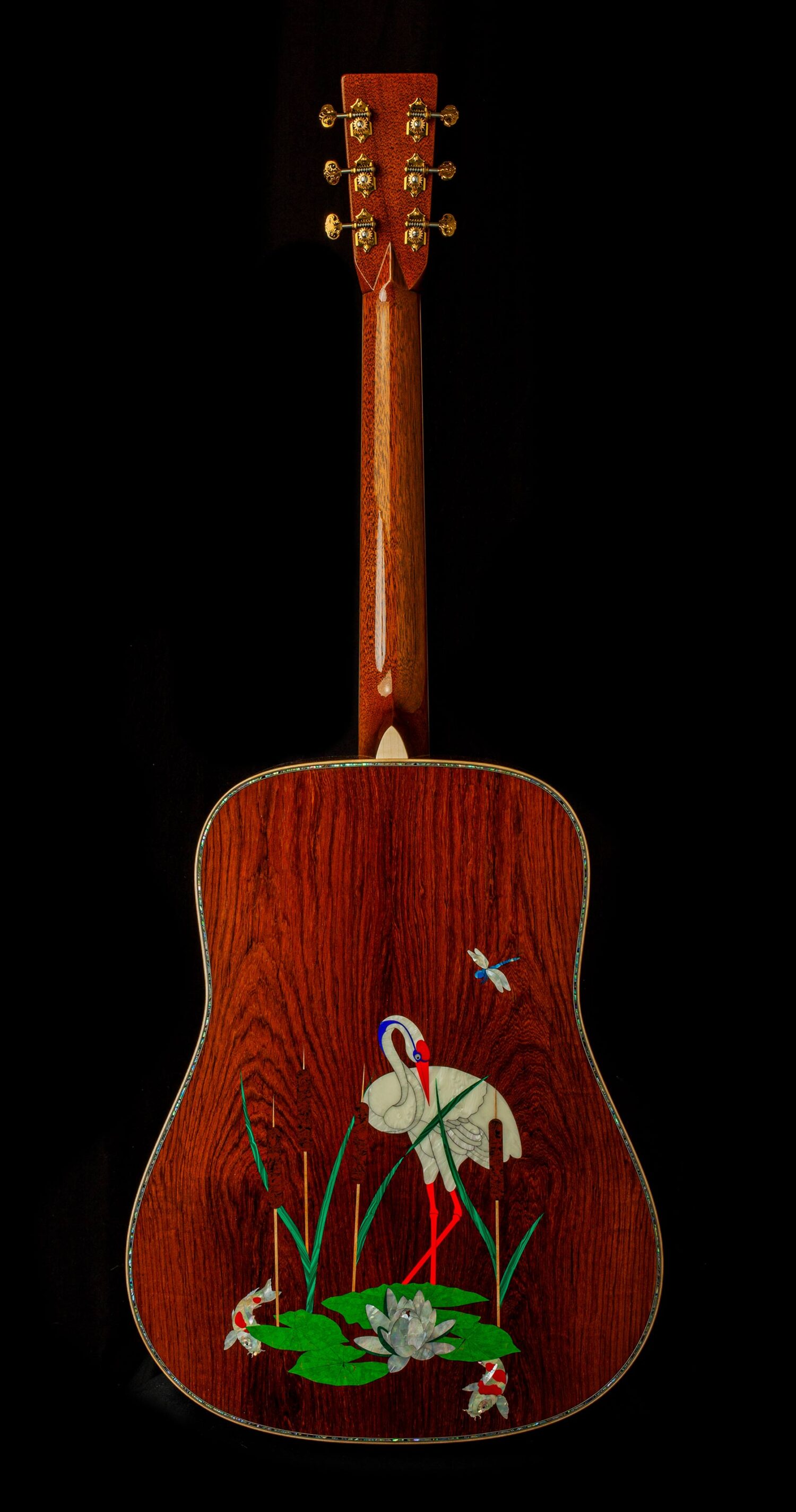 Martin D-45 Harvey Leach Lotus Flower – Bild 9