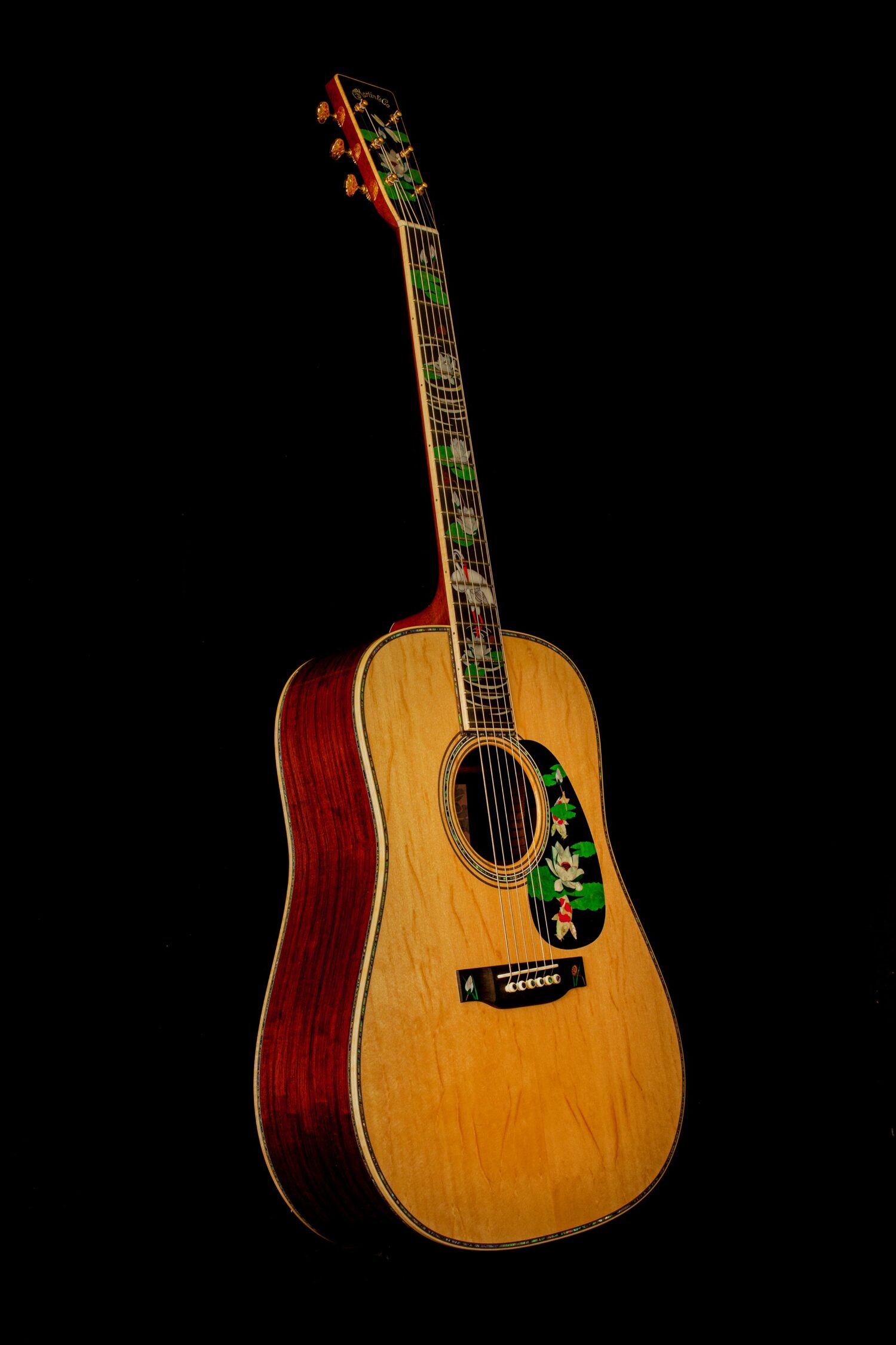 Martin D-45 Harvey Leach Lotus Flower – Bild 8