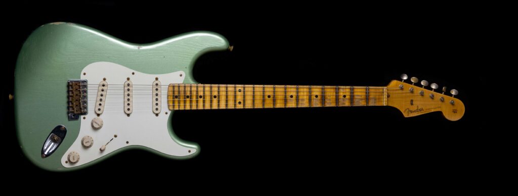 Fender Stratocaster '57 Faded Sage Green Metallic Relic