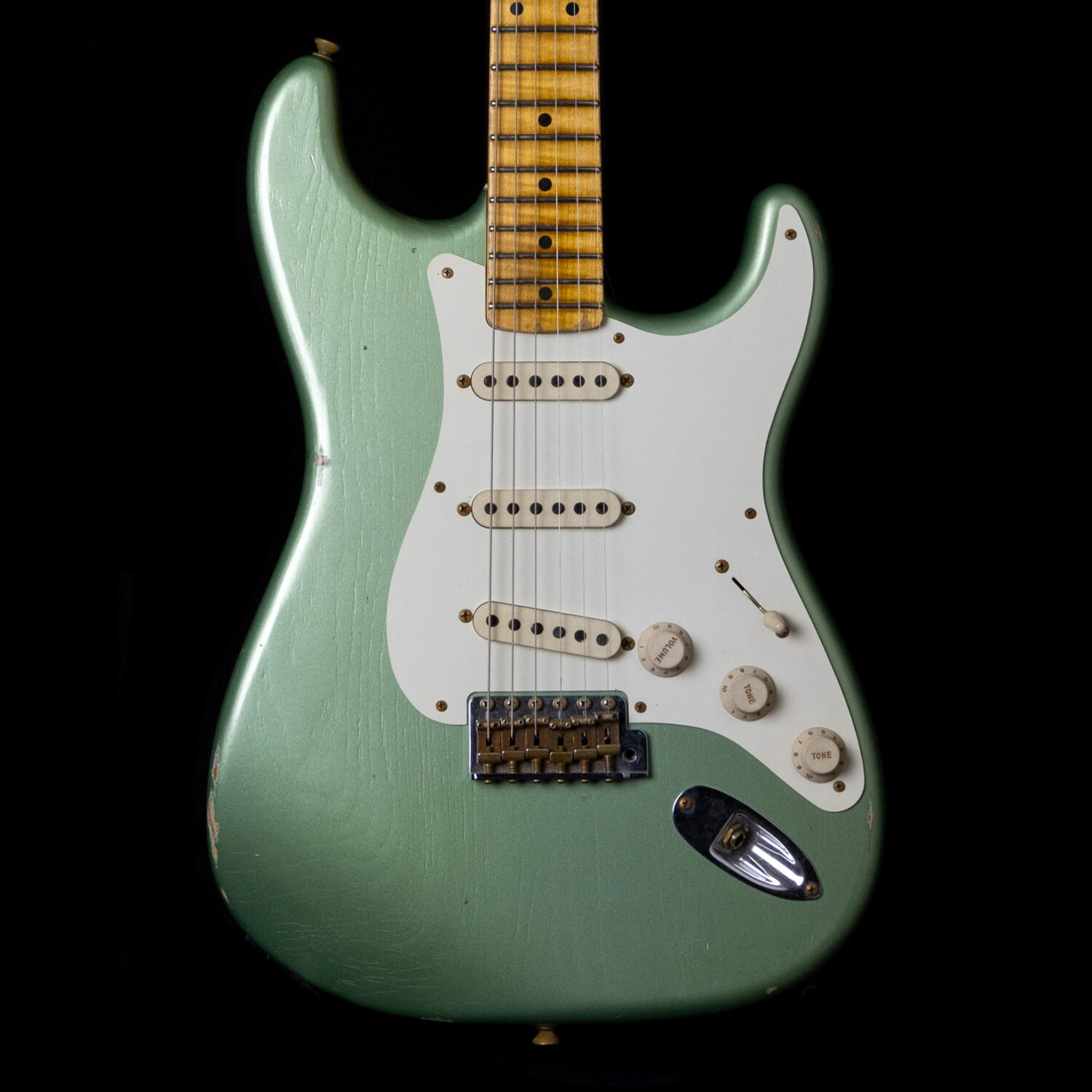 Fender Stratocaster '57 Faded Sage Green Metallic Relic – Bild 2