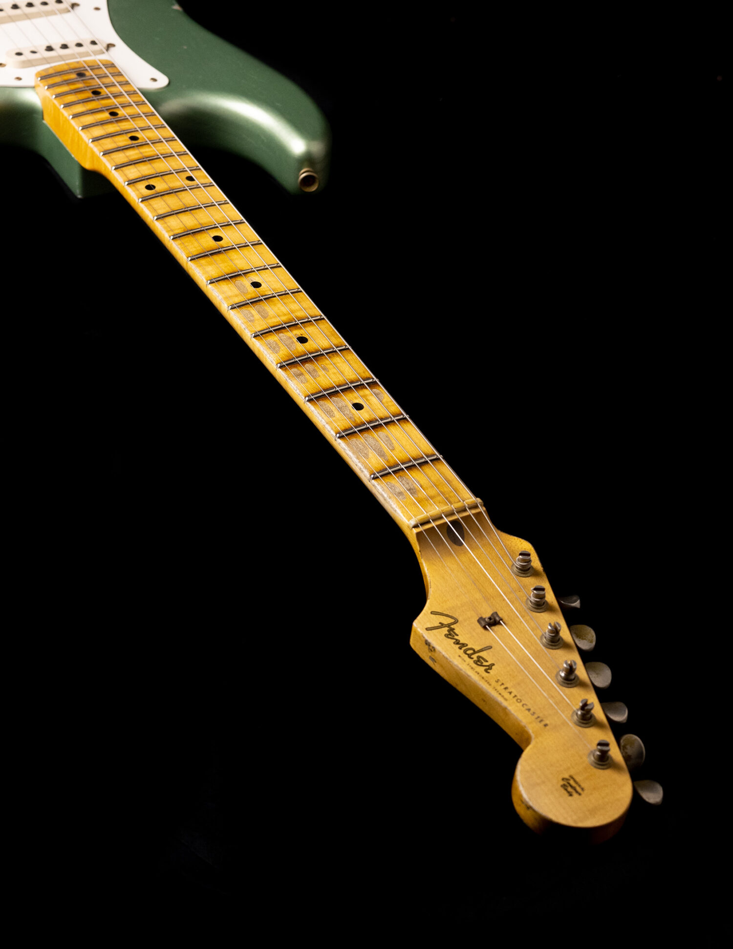 Fender Stratocaster '57 Faded Sage Green Metallic Relic – Bild 3