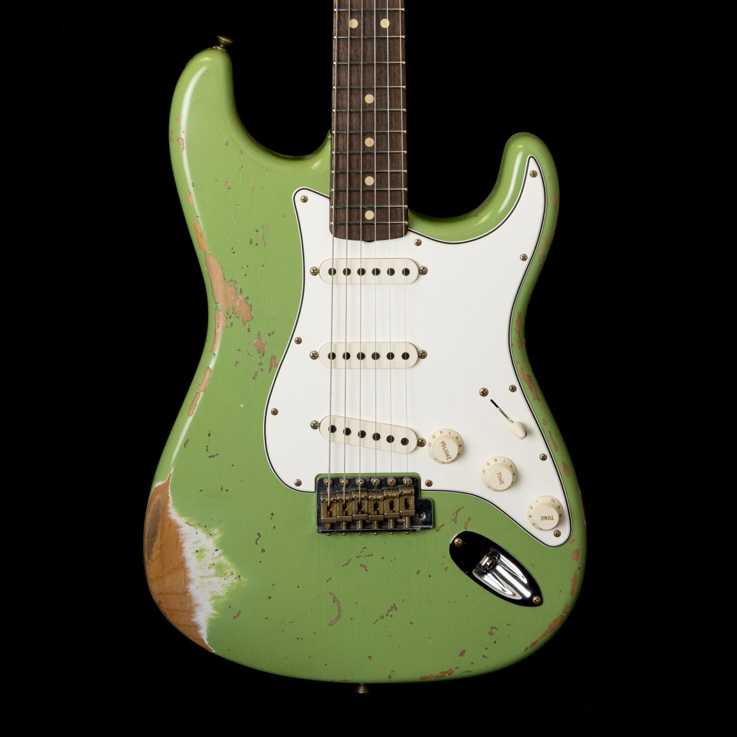 Fender Stratocaster '63 Faded Sweet Pea Green Heavy Relic – Bild 2