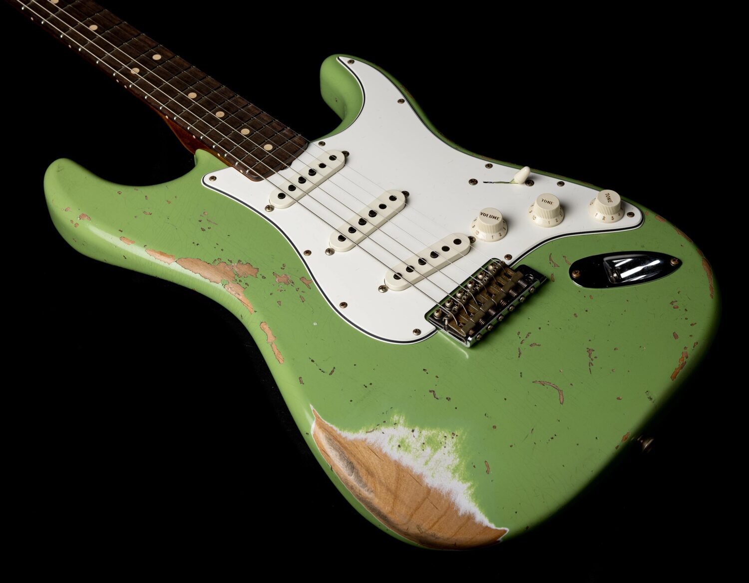 Fender Stratocaster '63 Faded Sweet Pea Green Heavy Relic – Bild 6