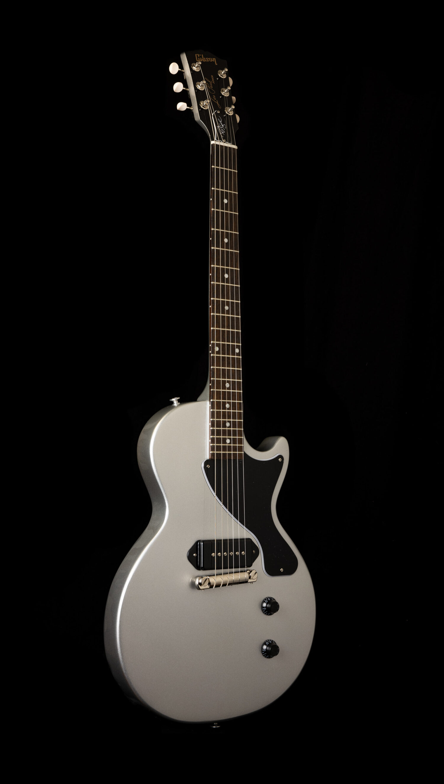 Gibson Les Paul Junior Billie Joe Armstrong Silver Mist - Image 4