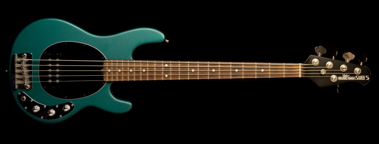 Music Man SUB 5 Textured Teal 2004