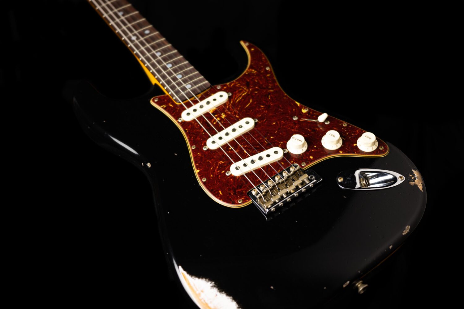 Fender Stratocaster '66 Relic Black – Bild 5