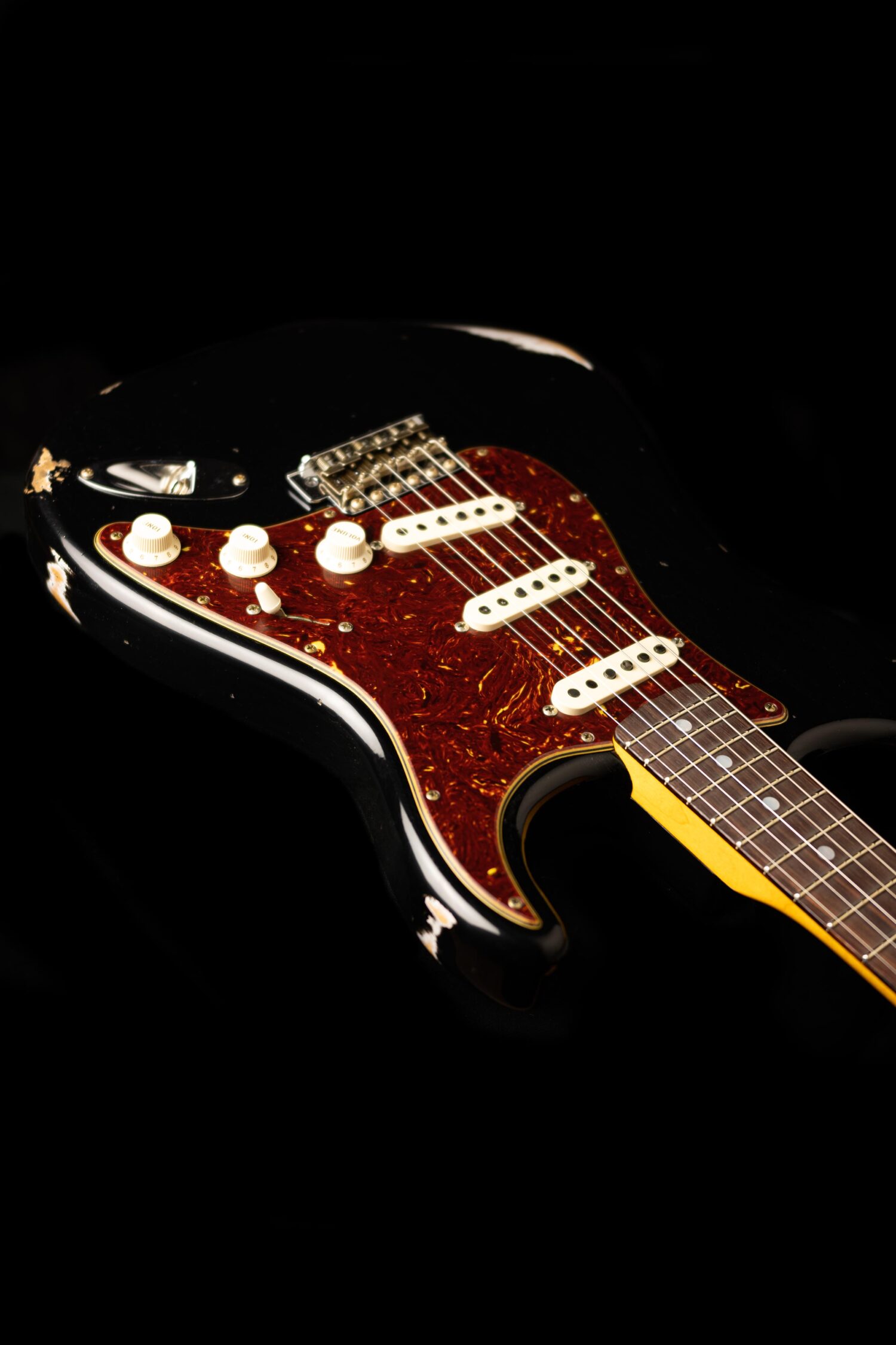 Fender Stratocaster '66 Relic Black - Image 7