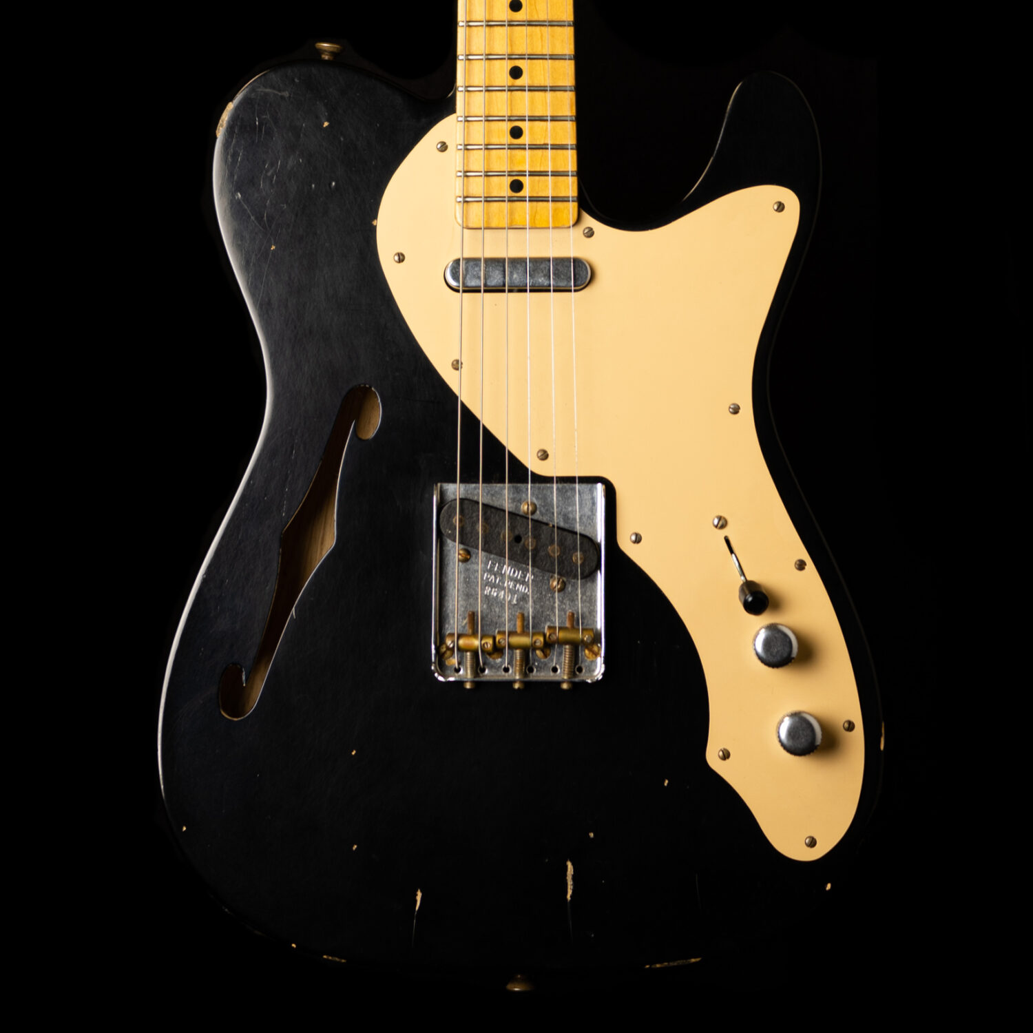 Fender Telecaster Thinline Custom Shop '52 Relic Black 2007 – Bild 2