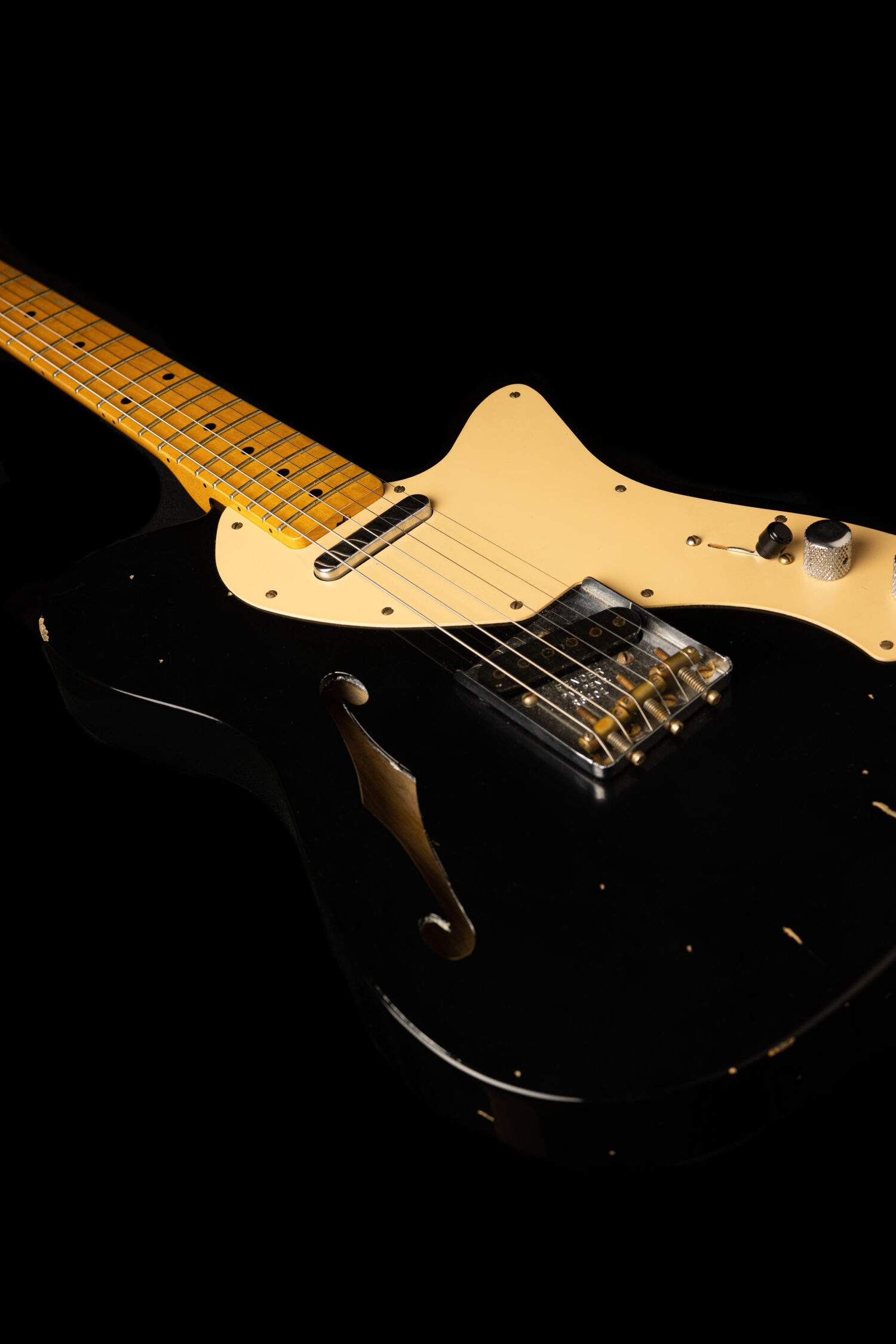 Fender Telecaster Thinline Custom Shop '52 Relic Black 2007 – Bild 7