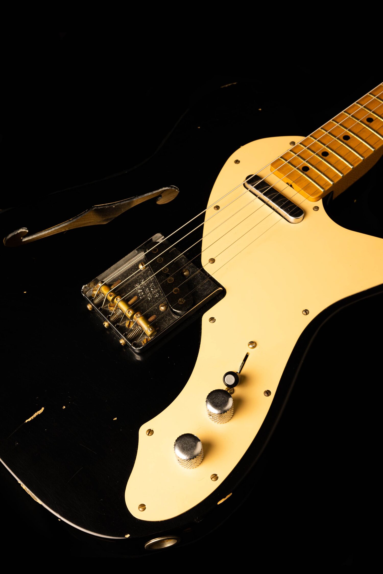 Fender Telecaster Thinline Custom Shop '52 Relic Black 2007 – Bild 6