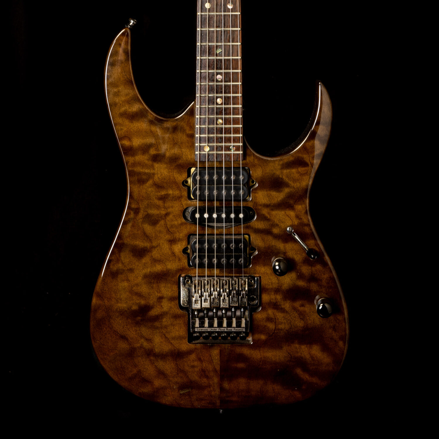 Ibanez UCEWQM USA Custom Exotic Woods Quilted Maple 1992 – Bild 2