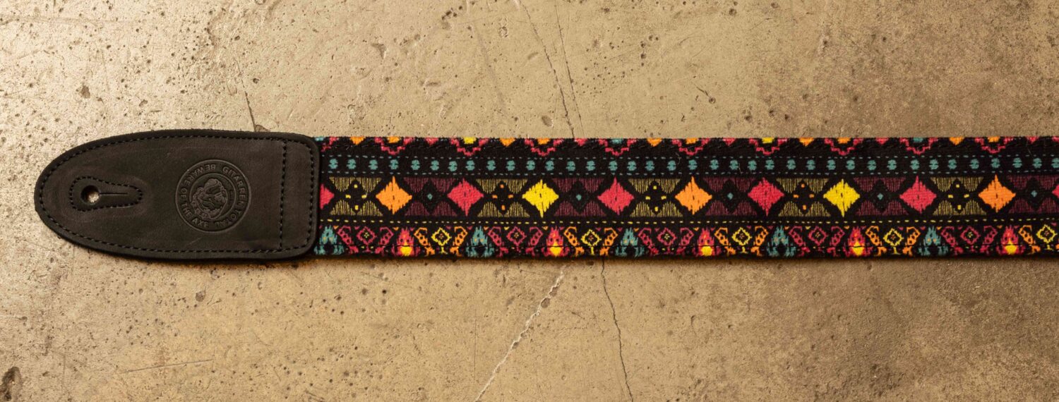 Bourbon Strap Guitar Full Printed African