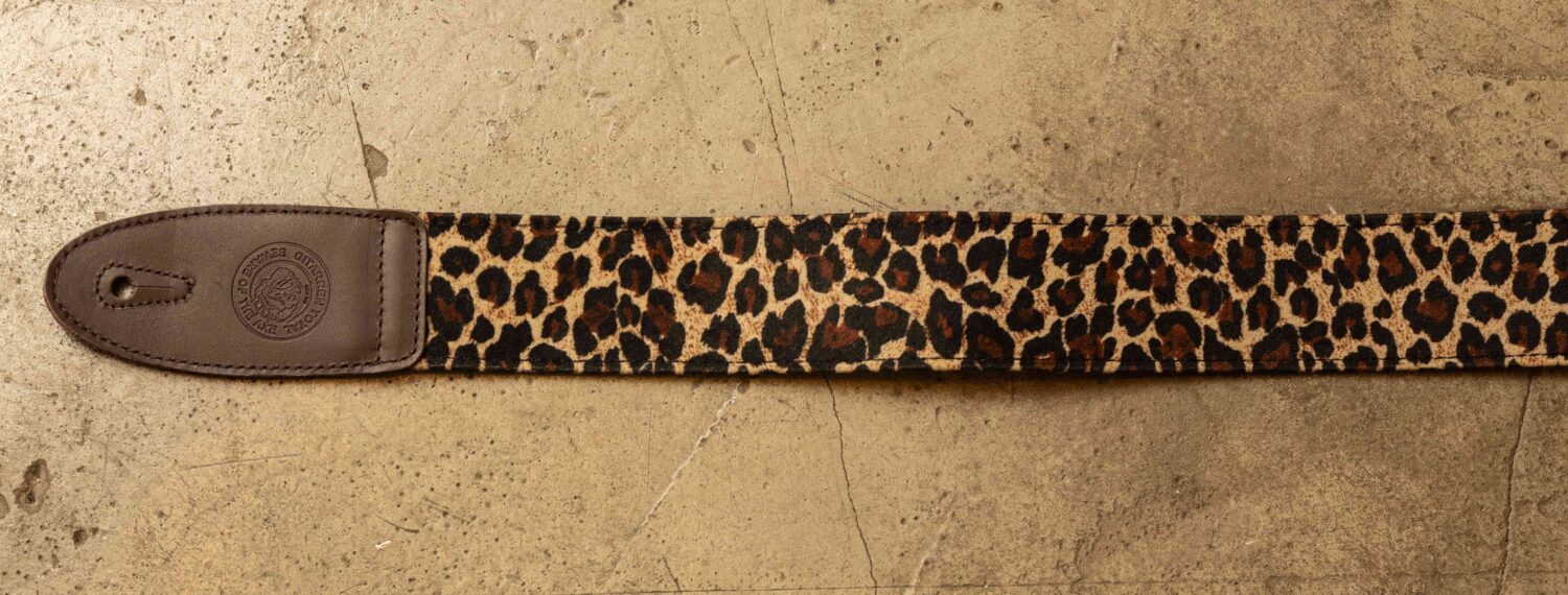 Bourbon Strap Velvet Leopard