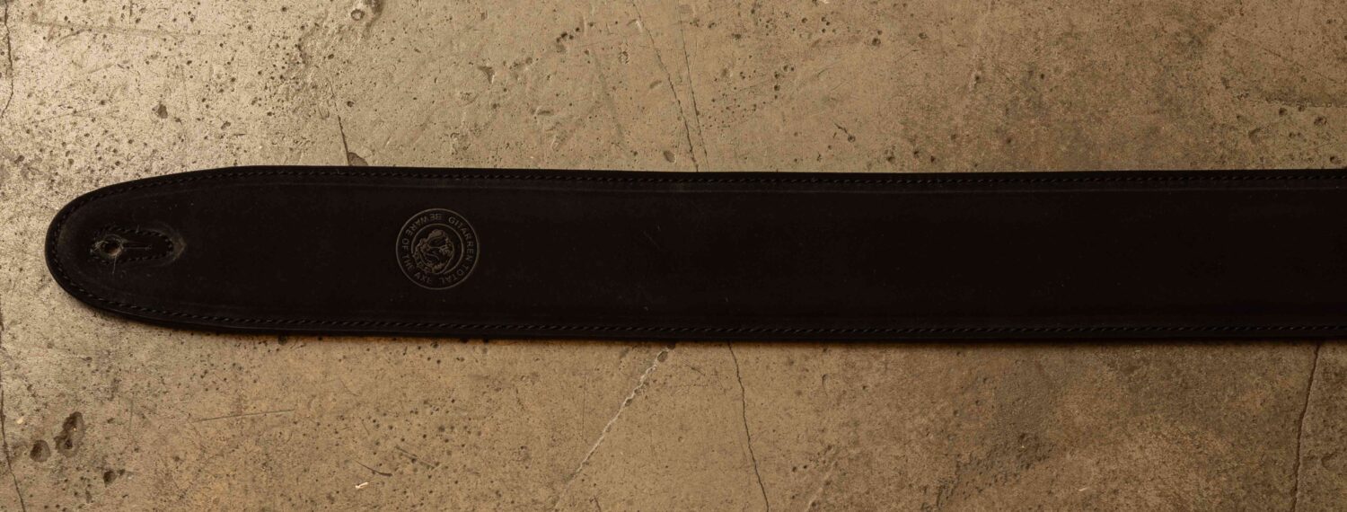 Bourbon Strap Suede Black