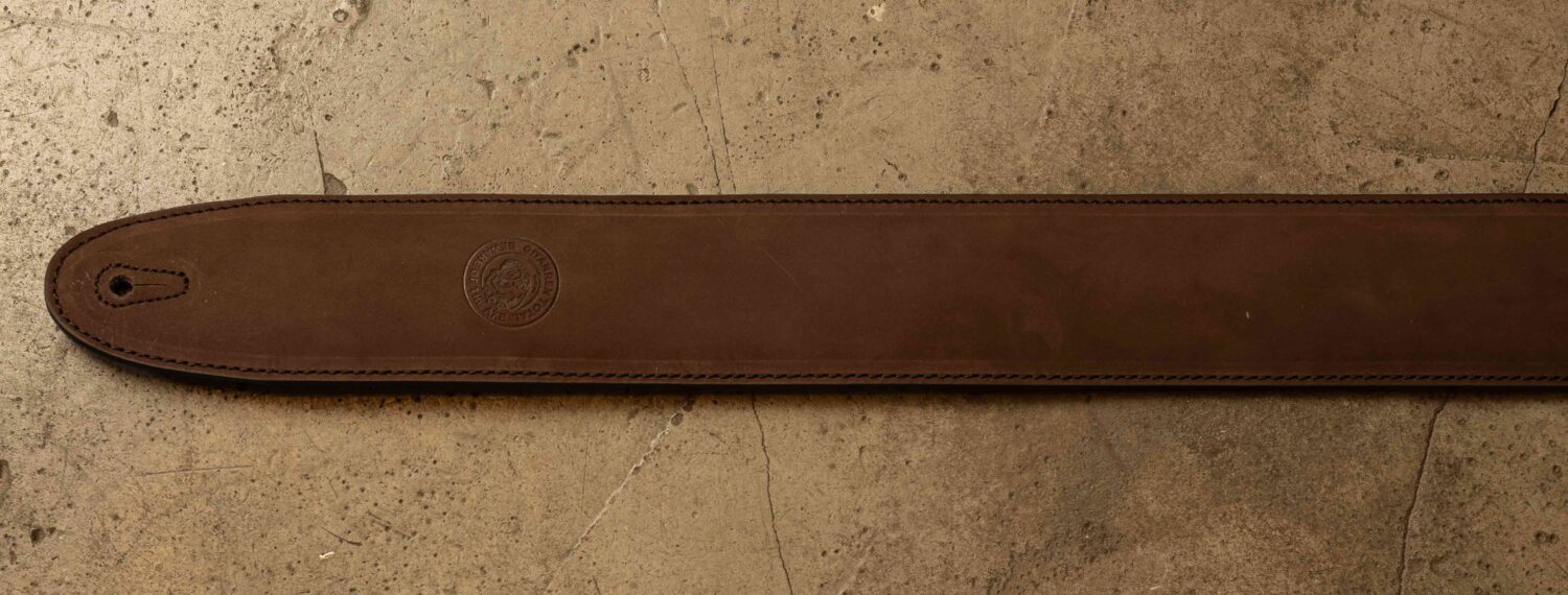 Bourbon Strap Suede Brown