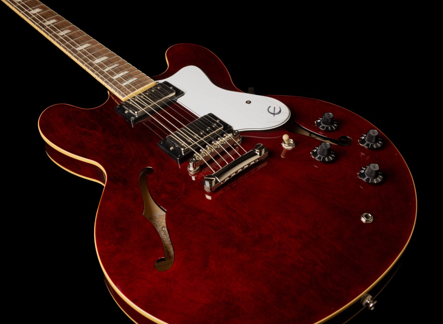 Epiphone Riviera Noel Gallagher Dark Wine Red – Bild 3