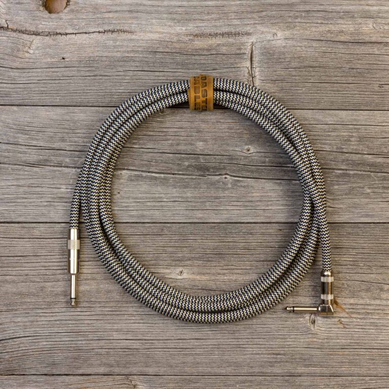 Toaster Cables 4.8m Sand/Navy Zig Zag