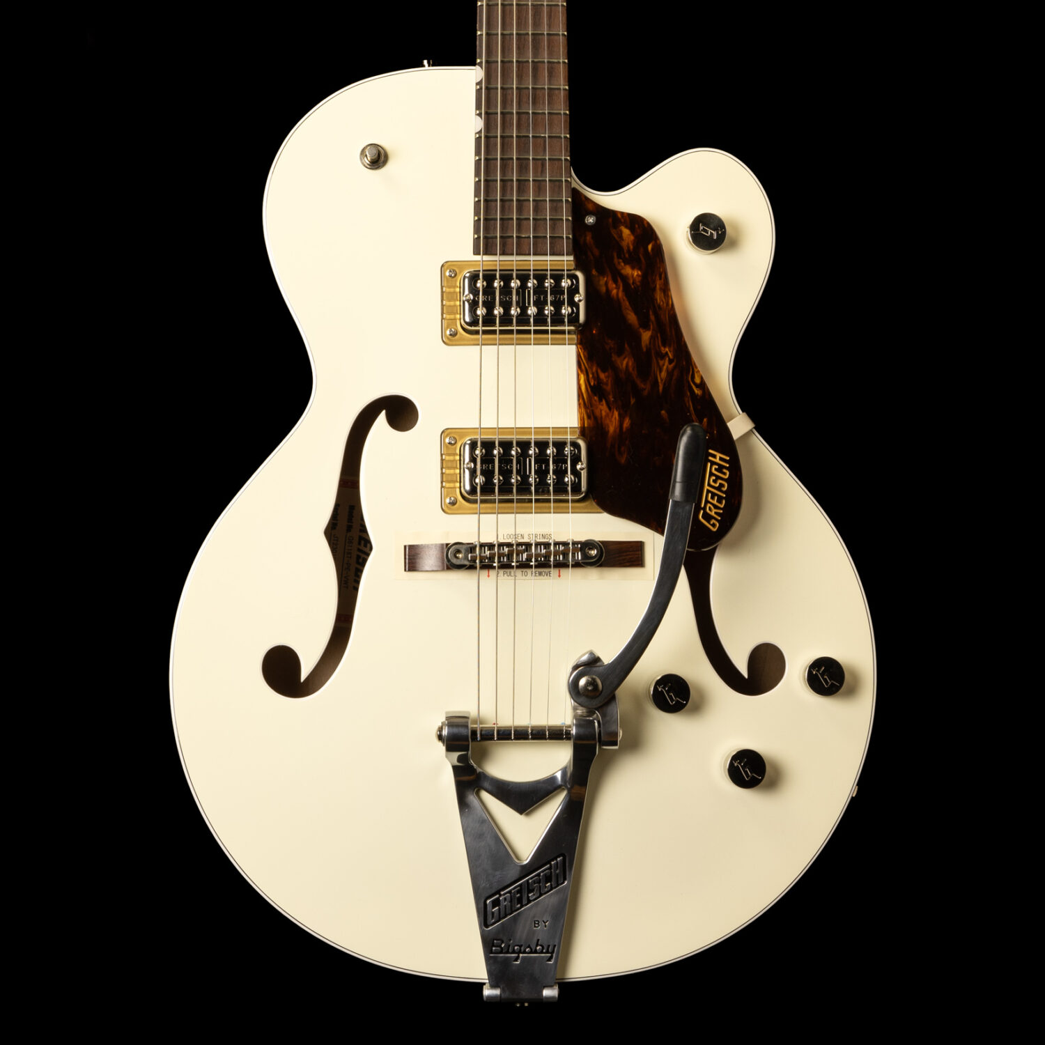 Gretsch G6118T Players Edition Anniverary Vintage White/Walnut Stain – Bild 2