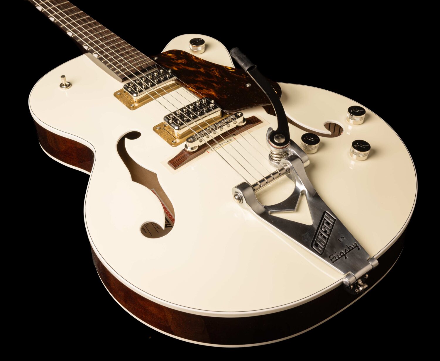 Gretsch G6118T Players Edition Anniverary Vintage White/Walnut Stain – Bild 3
