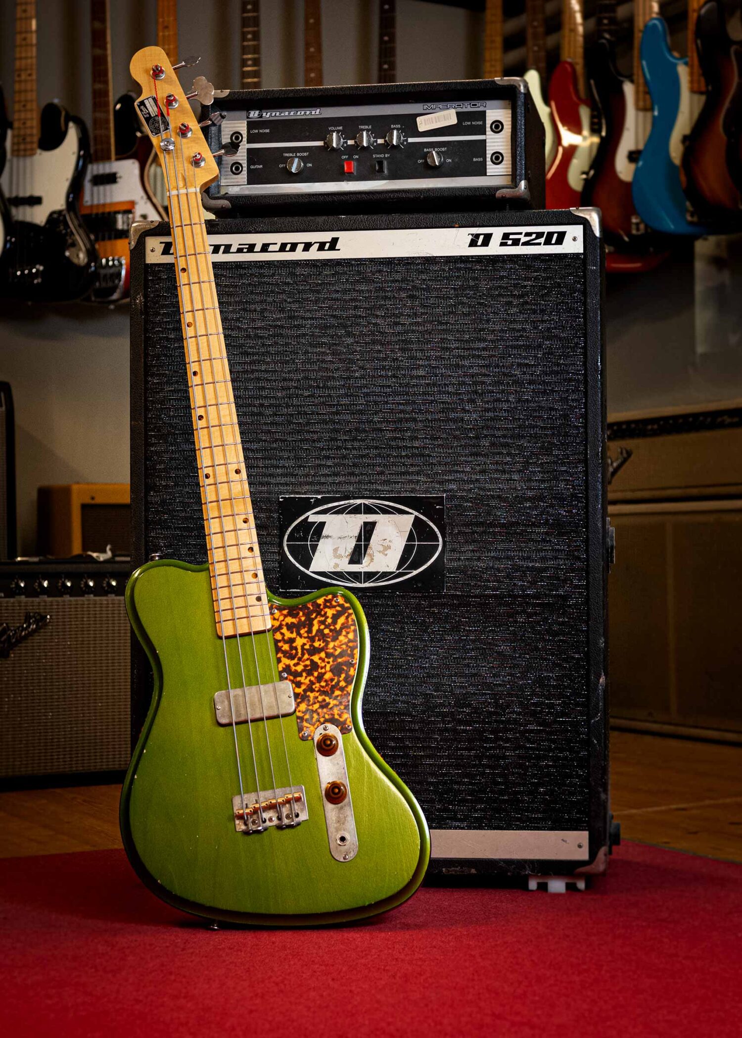 Vuorensaku T. Family Bass Aged Candy Green "Emeraldo" - Image 12
