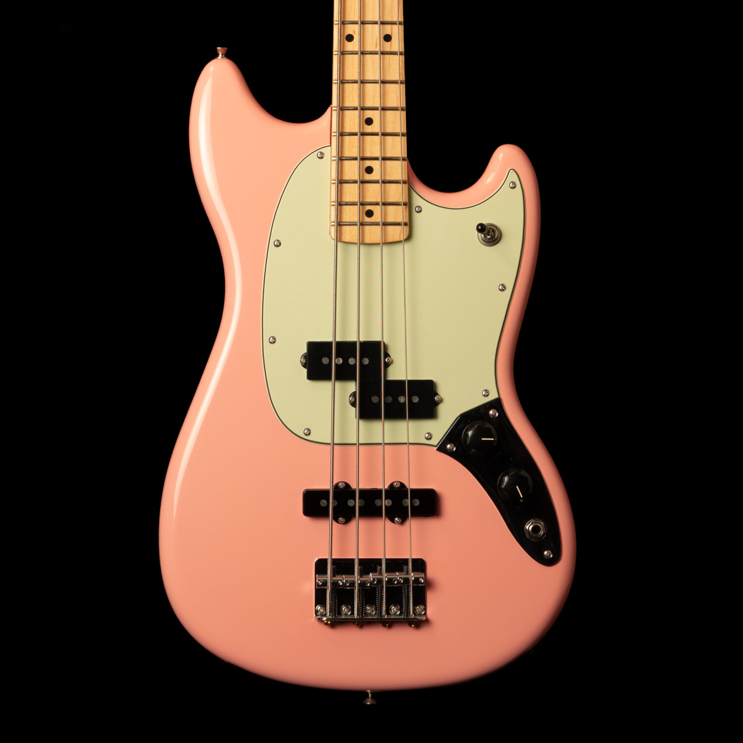 Fender Mustang Bass Player PJ Shell Pink Limited Edition – Bild 2
