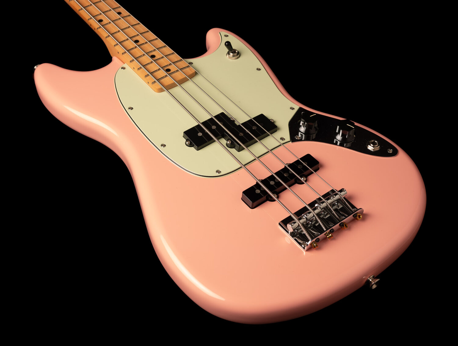 Fender Mustang Bass Player PJ Shell Pink Limited Edition – Bild 6