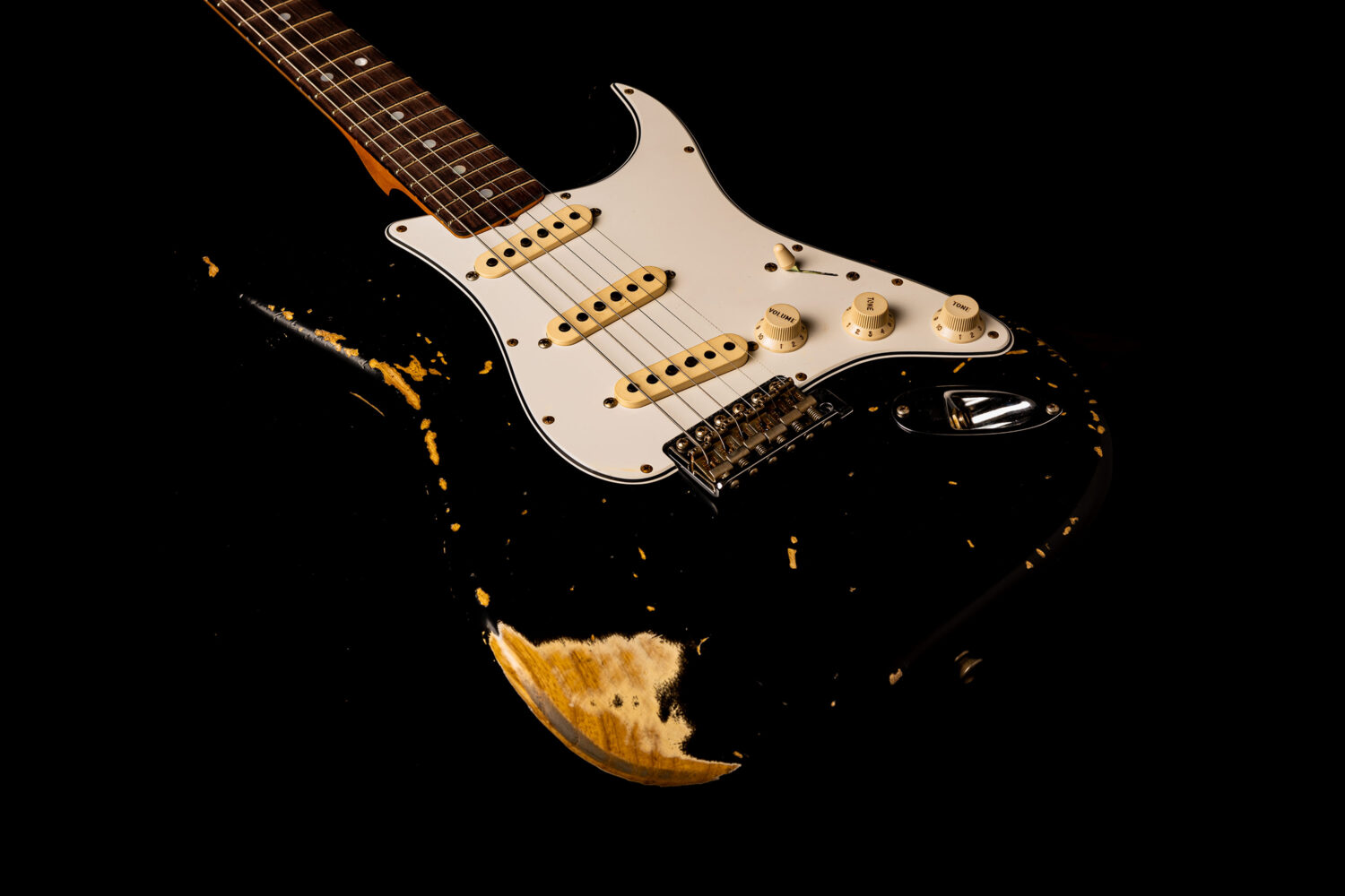 Fender Stratocaster '66 Relic Black – Bild 6