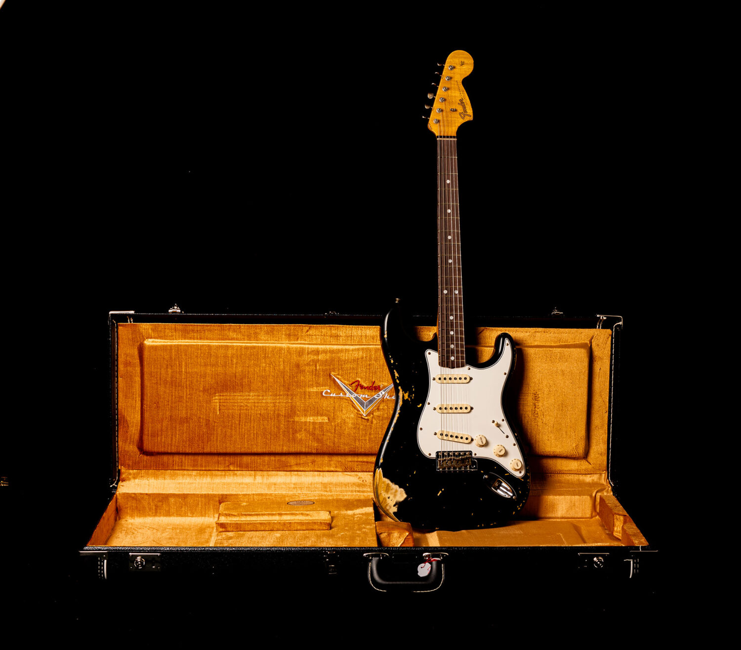 Fender Stratocaster '66 Relic Black – Bild 8