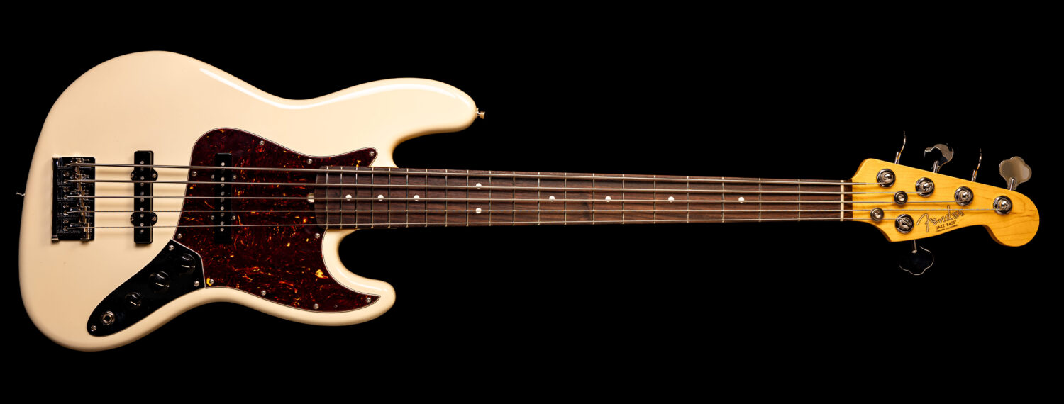 Fender Jazz Bass V American Professional II Olympic White