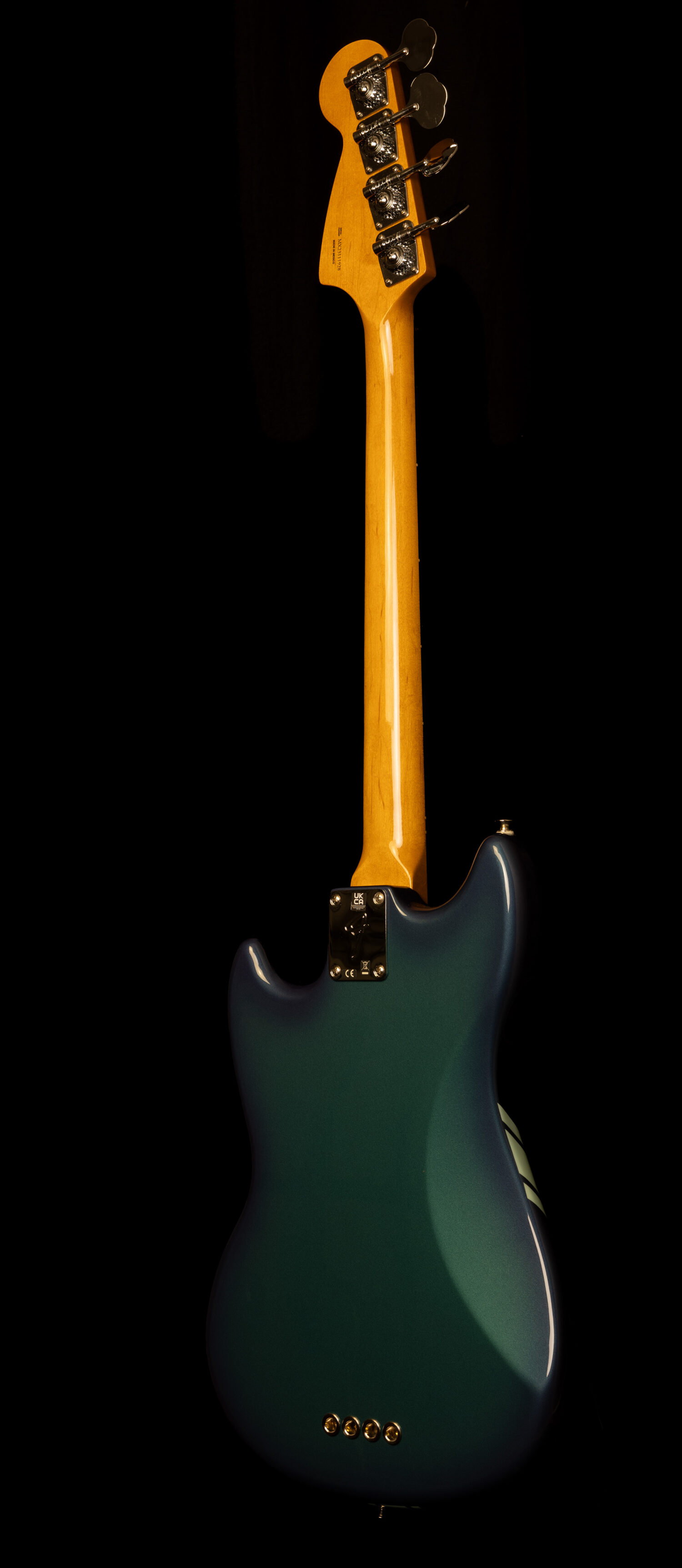 Fender Mustang Bass Vintera ll 70's Competition Burgundy - Image 4