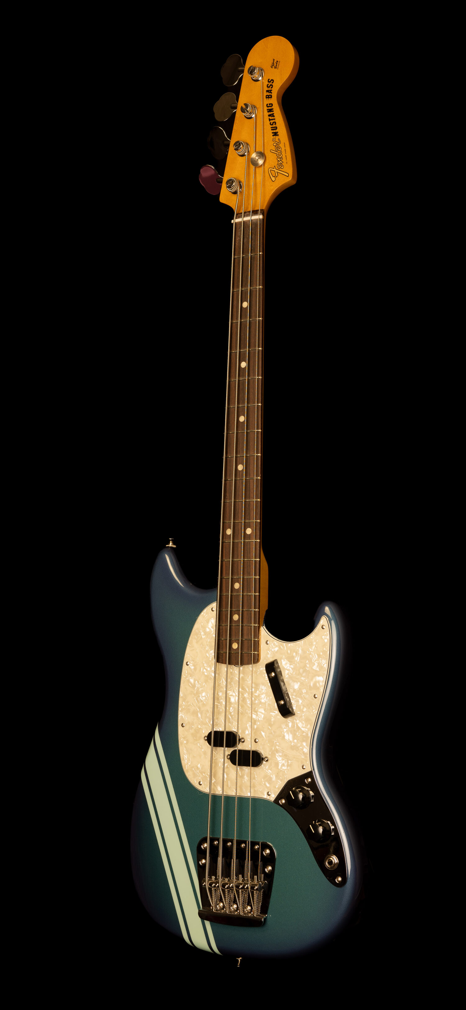 Fender Mustang Bass Vintera ll 70's Competition Burgundy - Image 3