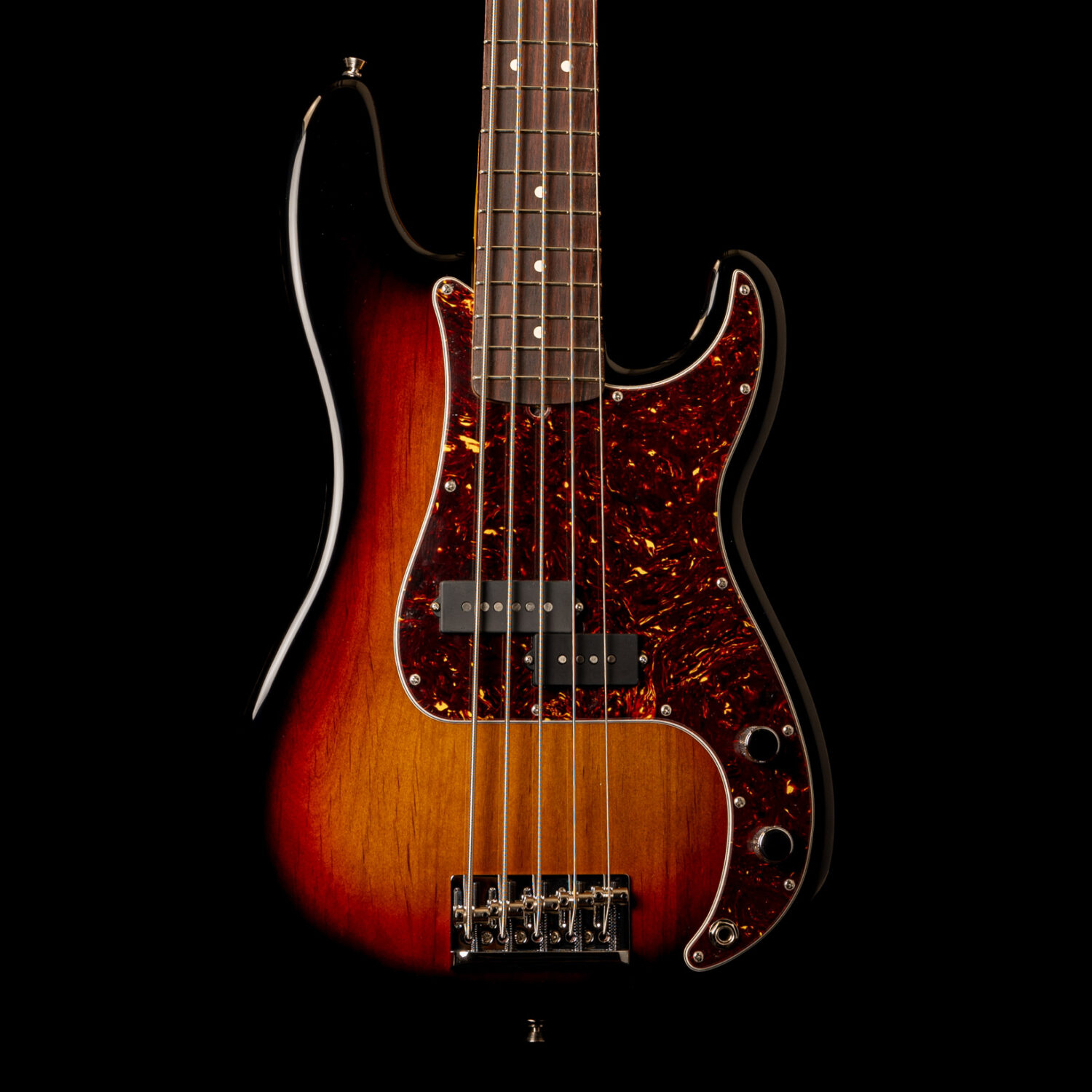 Fender Precision Bass V American Professional II 3-Color Sunburst RW 5-String - Image 2