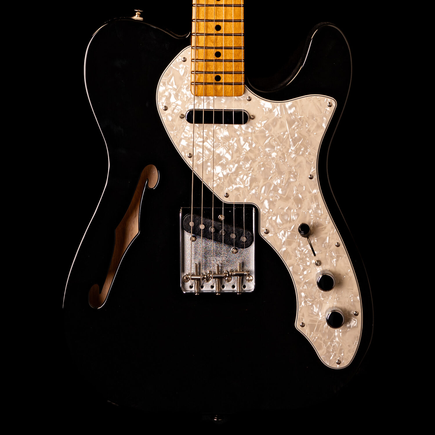 Fender Telecaster Vintera ll 60's Thinline Black - Image 2