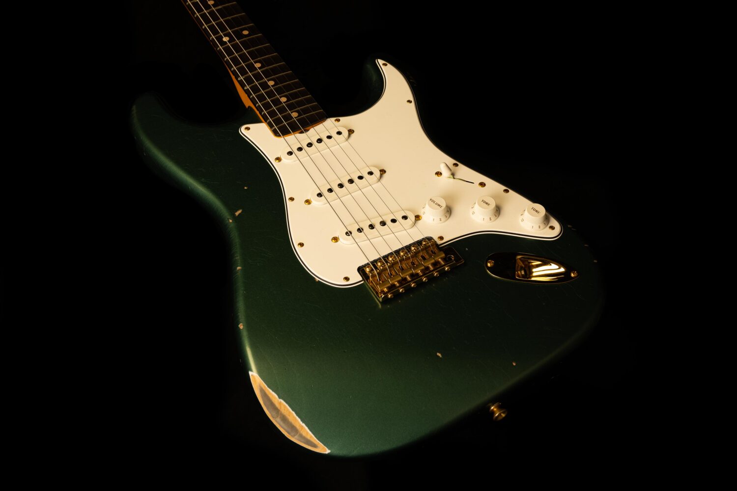 Fender Stratocaster '63 Sherwood Green Metallic Relic – Bild 6