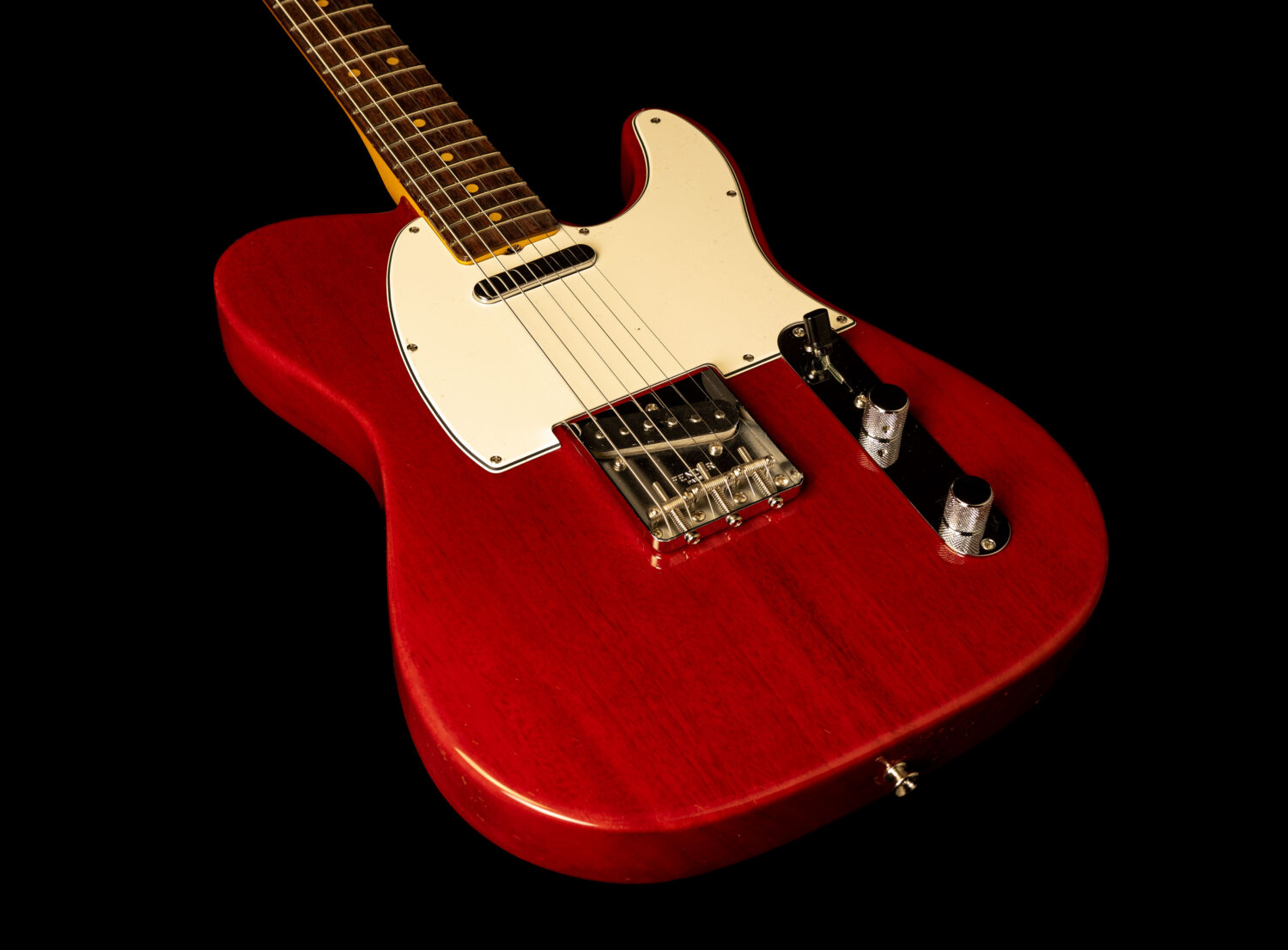 Fender Telecaster American Vintage II 1963 RW Crimson Red Transparent – Bild 6