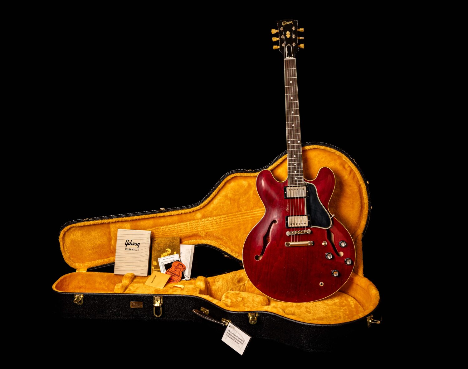 Gibson ES-335 1961 Reissue Murphy Lab Heavy Aged Sixties Cherry – Bild 13