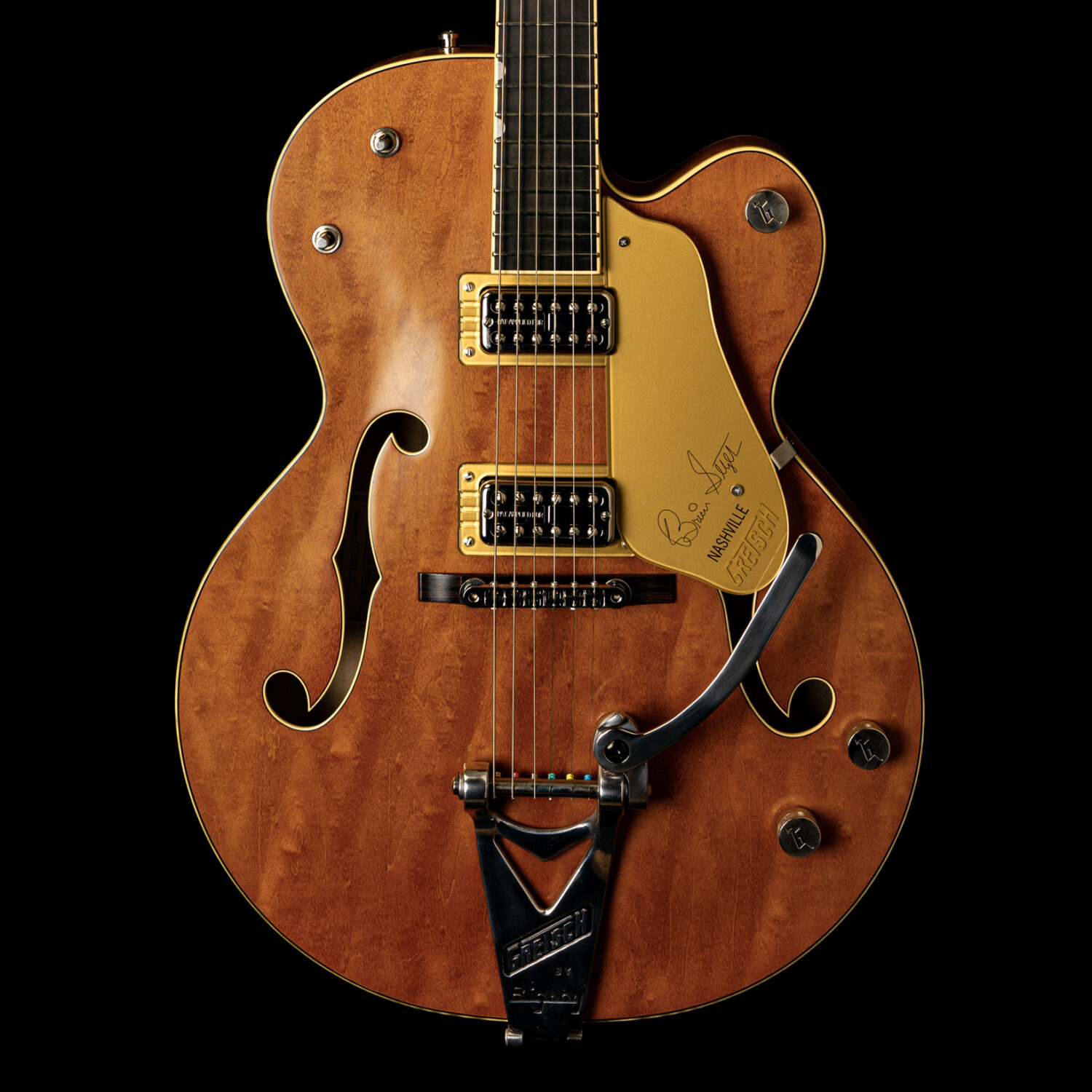 Gretsch G6120T-BSSMK Brian Setzer Signature Nashville '59 "Smoke" Smoke Orange - Image 2