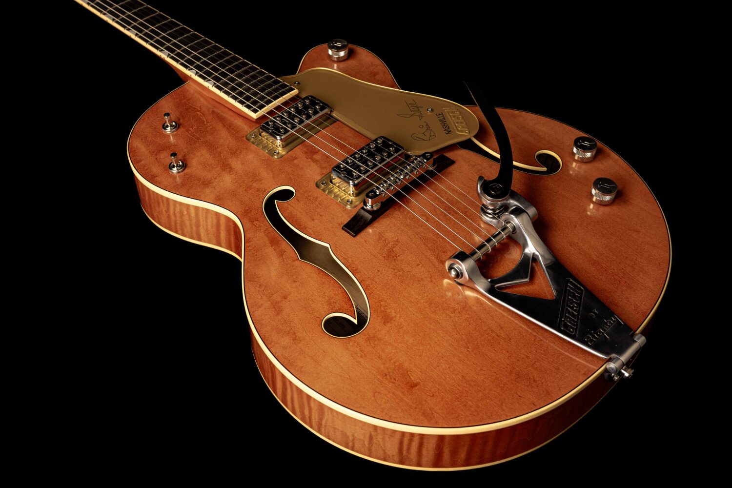 Gretsch G6120T-BSSMK Brian Setzer Signature Nashville '59 "Smoke" Smoke Orange - Image 6