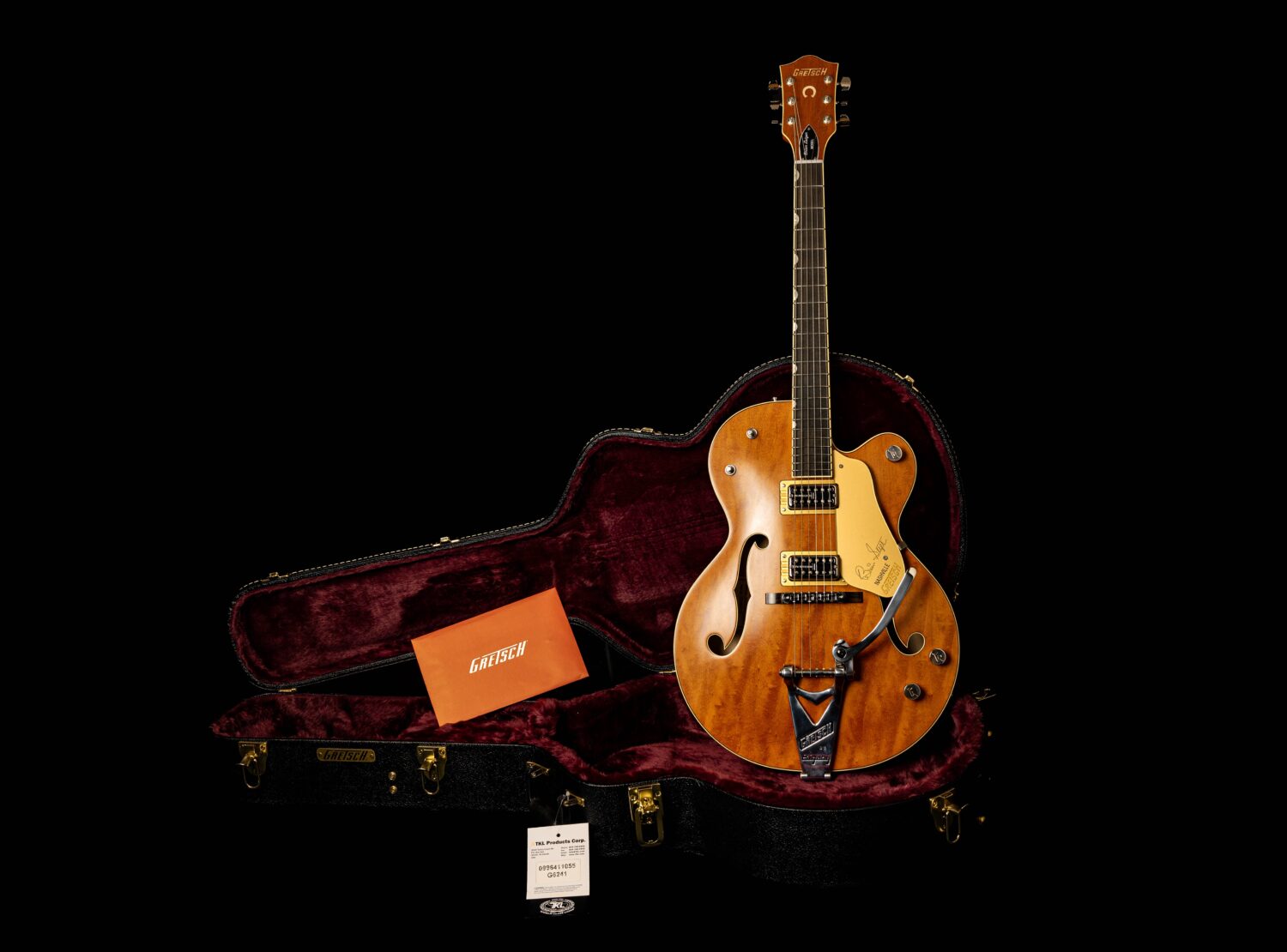 Gretsch G6120T-BSSMK Brian Setzer Signature Nashville '59 "Smoke" Smoke Orange - Image 8