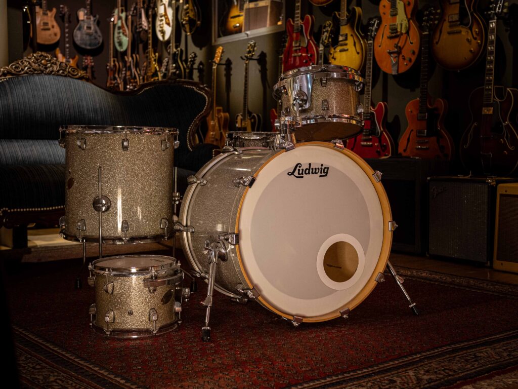 Ludwig Accent CS Custom Silver Sparkle Pre-owned