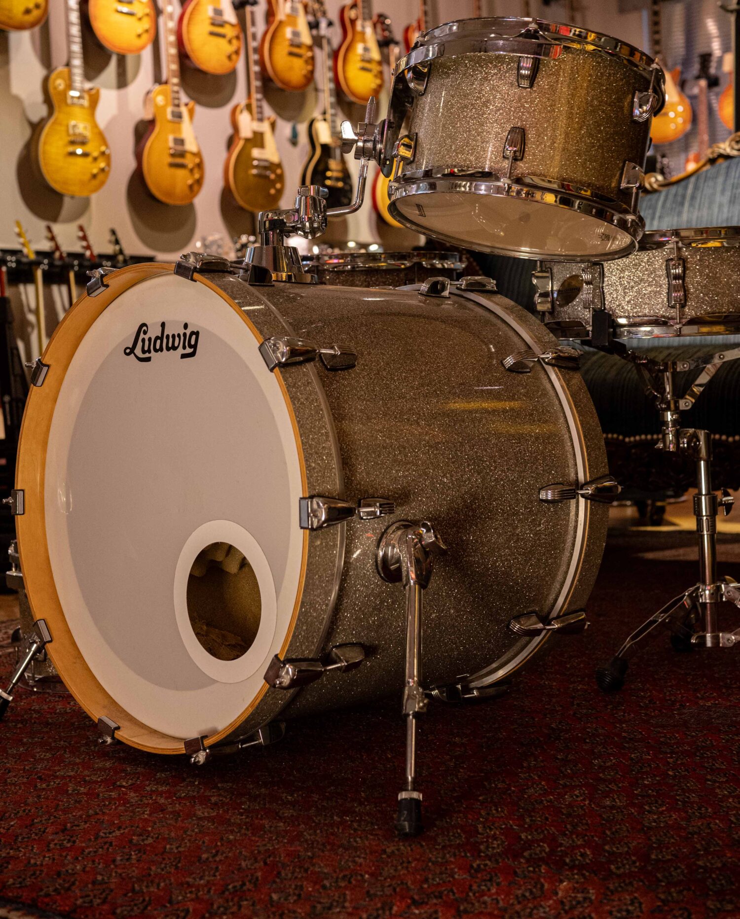 Ludwig Accent CS Custom Silver Sparkle Pre-owned – Bild 2