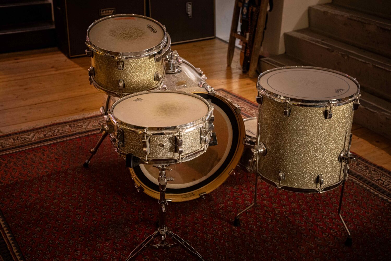 Ludwig Accent CS Custom Silver Sparkle Pre-owned – Bild 3