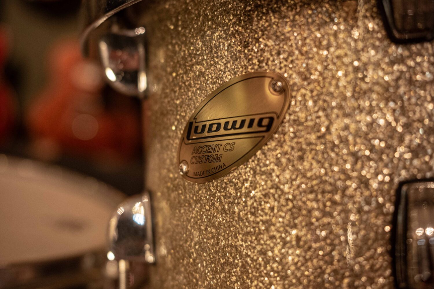 Ludwig Accent CS Custom Silver Sparkle Pre-owned – Bild 4
