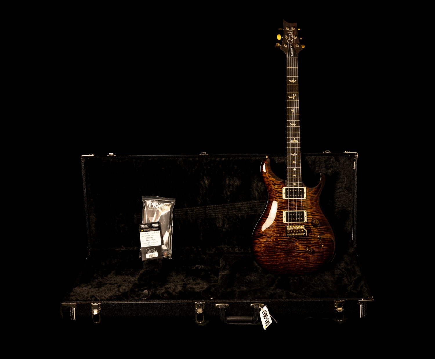 PRS Custom 24 10 Top Black Gold Burst – Bild 7