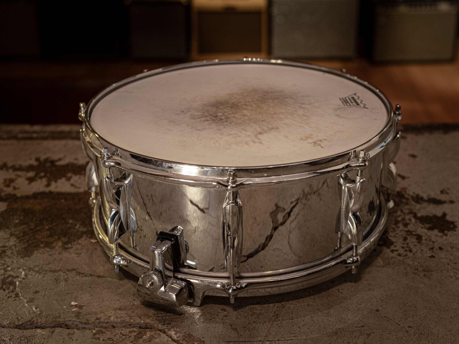 Premier 2000 Chrome Plated Steel Snare – Bild 2