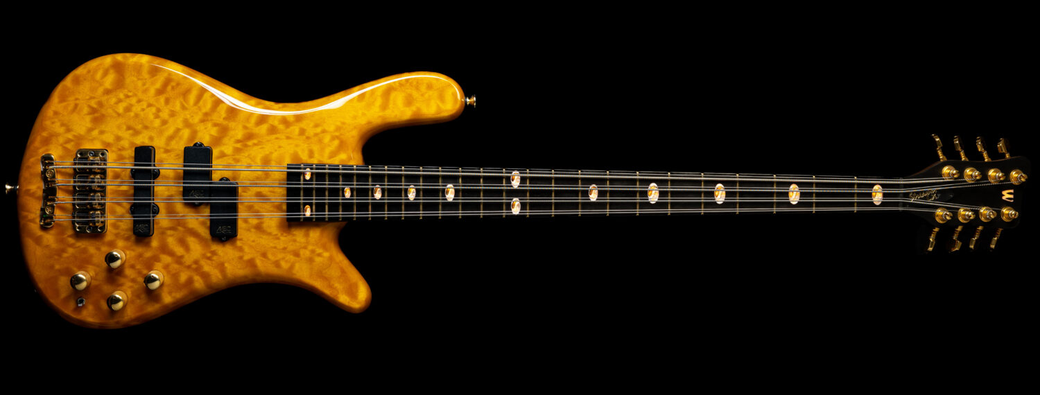 Warwick Streamer LX Honey Violin Stain 8-String Bass 2003