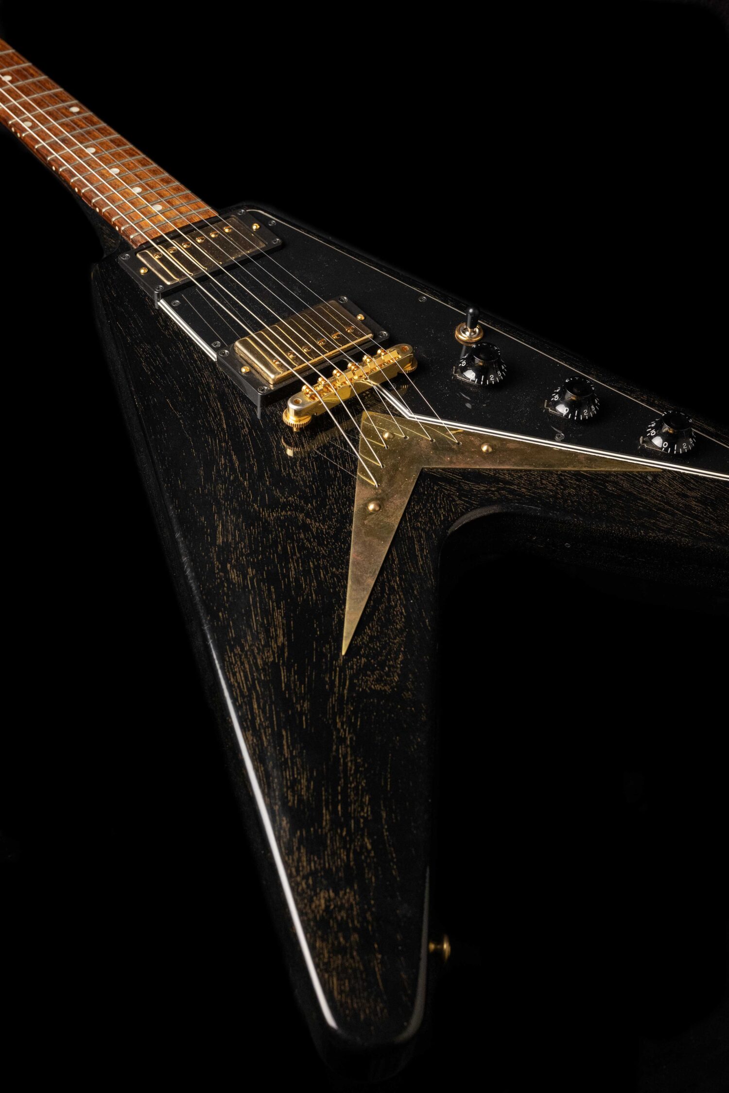 Gibson Flying-V Mahogany TV Black Gold 2017 – Bild 4