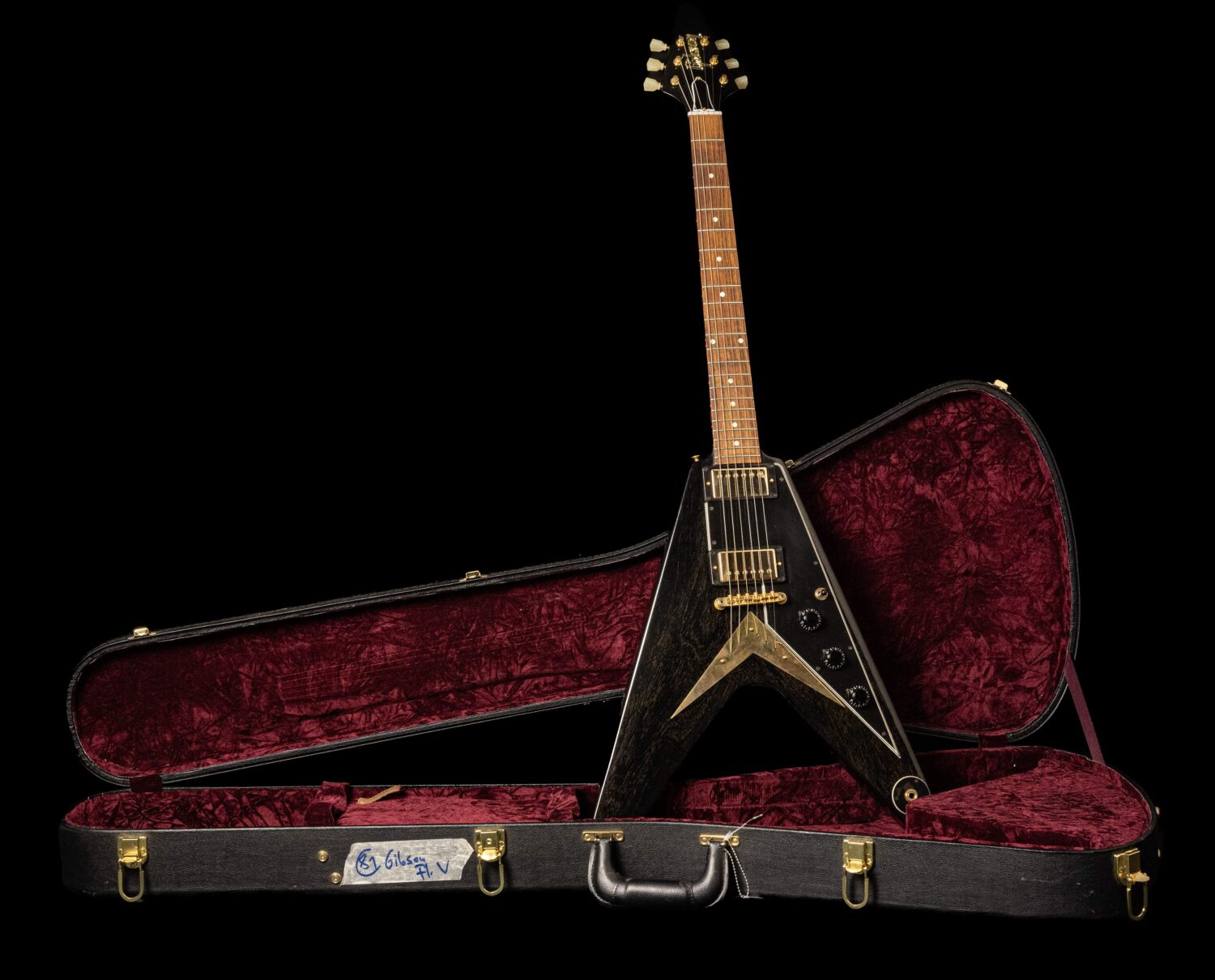 Gibson Flying-V Mahogany TV Black Gold 2017 – Bild 9
